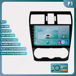 4G DSP Carplay Android 14 Car radio For Subaru Forester MK4 Impreza XV Crosstrek 2012-2014 multimedia player GPS Stereo headunit
