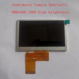 IPS Display 4.3 Inch with 800x480 Resolution RGB Communication IPS 1000 High Brightness LCD Screen
