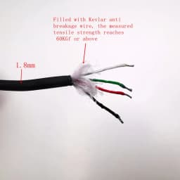 Submarine Chamber Cable4-Core Underwater Imaging Camera Cable 30M Headphone Head Diving Room Fishing Accessories