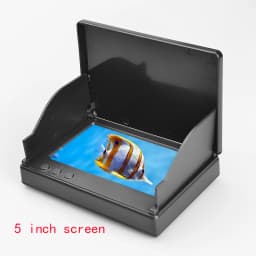 Built-in Battery 1000-Lumen IPS LCD 5-Inch Outdoor Underwater Fishing Camera Monitor