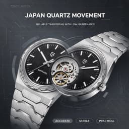 PAGANI DESIGN 2026 New VJ21 37MM Men Quartz Watch V2 Sapphire Stainless Steel Waterproof 10Bar Thin 7MM Luminous C3 Reloj Hombre