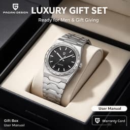 PAGANI DESIGN 2026 New VJ21 37MM Men Quartz Watch V2 Sapphire Stainless Steel Waterproof 10Bar Thin 7MM Luminous C3 Reloj Hombre
