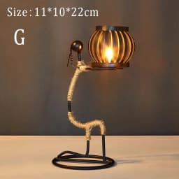 Nordic Metal Candlestick Abstract Character Sculpture Candle Holder Decor Handmade Figurines Home Decoration Art Gift