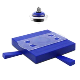 Suspended Magnetic Gyro Saucer Physics Experiment Balance Gadget Creative Desktop Ornament Daily Leisure Office Decor Gift