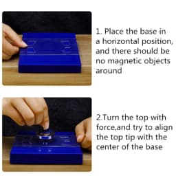 Suspended Magnetic Gyro Saucer Physics Experiment Balance Gadget Creative Desktop Ornament Daily Leisure Office Decor Gift