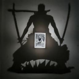 New Zoro Wall Lamp Figure One Piece Nami Doflamingo Light Anime The Phantom Thief Kaitou Kiddo Night Light Model Toys