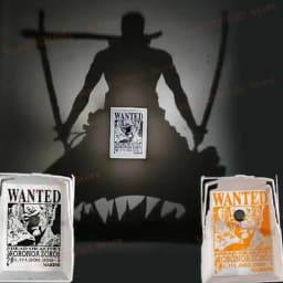 New Zoro Wall Lamp Figure One Piece Nami Doflamingo Light Anime The Phantom Thief Kaitou Kiddo Night Light Model Toys