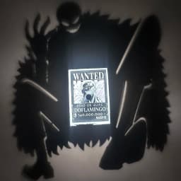 New Zoro Wall Lamp Figure One Piece Nami Doflamingo Light Anime The Phantom Thief Kaitou Kiddo Night Light Model Toys