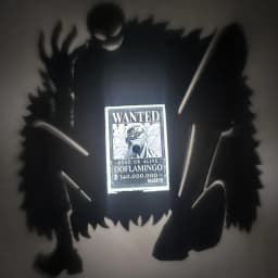 New Zoro Wall Lamp Figure One Piece Nami Doflamingo Light Anime The Phantom Thief Kaitou Kiddo Night Light Model Toys