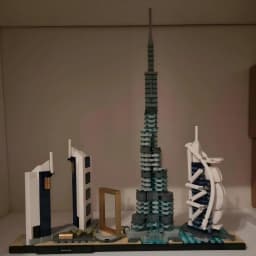 City Skyline Series 21026 21052 21043 21044 Building Blocks Sets Suitable for Christmas Gifts Compatible with Legoed Particles