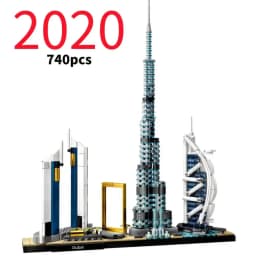 City Skyline Series 21026 21052 21043 21044 Building Blocks Sets Suitable for Christmas Gifts Compatible with Legoed Particles