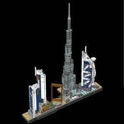 City Skyline Series 21026 21052 21043 21044 Building Blocks Sets Suitable for Christmas Gifts Compatible with Legoed Particles