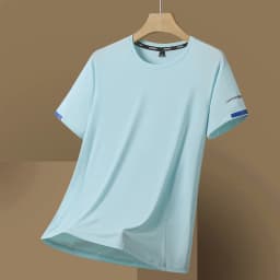 For 2025 Summer T Shirt Fashion Short Sleeves Quick Dry Running Casual Men'S T-Shirts Oversize 7XL 8XL Top Tees Tshirts