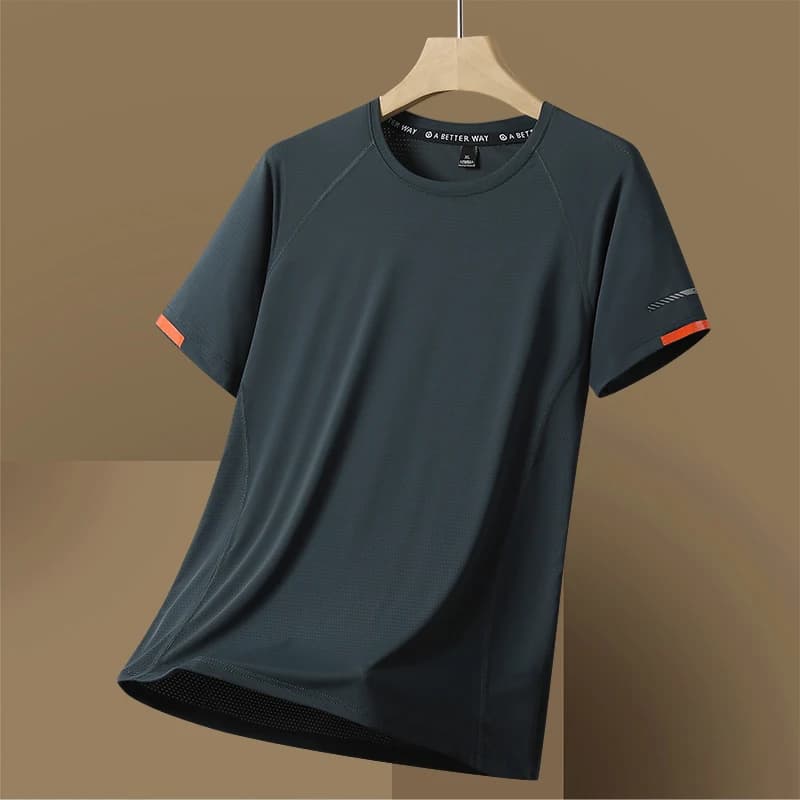 For 2025 Summer T Shirt Fashion Short Sleeves Quick Dry Running Casual Men'S T-Shirts Oversize 7XL 8XL Top Tees Tshirts