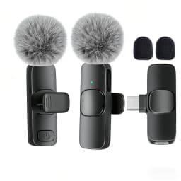 Type-C Port Professional Wireless Lavalier Microphone for Smartphones, Computers, Tablets, Plug and Play