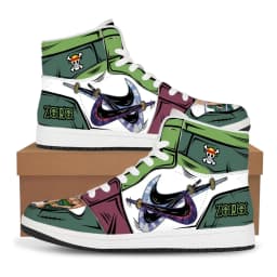 One Piece Customized Anime Sneakers Basketball Shoes Fashion Men and Women High Top Casual Shoes Monkey D. Luffy Festival Gift