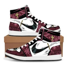 One Piece Customized Anime Sneakers Basketball Shoes Fashion Men and Women High Top Casual Shoes Monkey D. Luffy Festival Gift