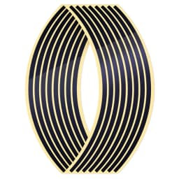1set of 16pcs Wheel Sticker Reflective Rim Stripe Tape Bike Motorcycle Stickers For Honda For Kawasaki Z750 Z800 For YAMAHA MT07