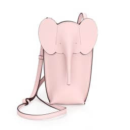 Genuine Leather Shoulder Bag Fashion Elephant Purse Animal Shaped Purse Elephant Phone Bags