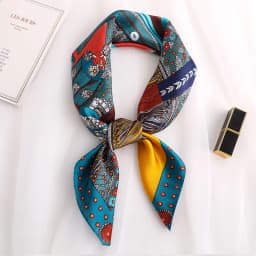 Scarf Women Silk Satin Women Bandana Silk Scarves Scarf for Women Neckerchief Luxury Scarf Foulard Laven Official Store WJ002