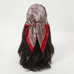 Bohemian Style Floral Print Women’s Square Silk Scarf Satin Head Wrap Tropical Leaf Flower Design Scarves Bandana Hijab