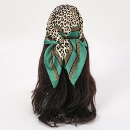 Bohemian Style Floral Print Women’s Square Silk Scarf Satin Head Wrap Tropical Leaf Flower Design Scarves Bandana Hijab