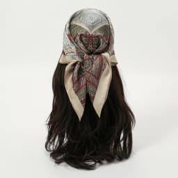 Bohemian Style Floral Print Women’s Square Silk Scarf Satin Head Wrap Tropical Leaf Flower Design Scarves Bandana Hijab