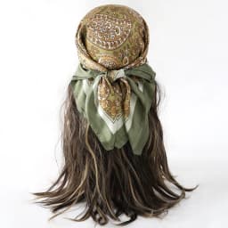Bohemian Style Floral Print Women’s Square Silk Scarf Satin Head Wrap Tropical Leaf Flower Design Scarves Bandana Hijab