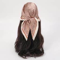 Bohemian Style Floral Print Women’s Square Silk Scarf Satin Head Wrap Tropical Leaf Flower Design Scarves Bandana Hijab