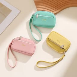 Customized Name Lipstick, Earphone Storage Pouch, Small and Compact Keychain Pendant, Multi-Color Hand-Held Wallet