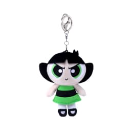 Kawaii Anime The Powerpuff Girls Blossom Bubbles Buttercup 12cm Pp Cotton Filled Plush Keychain Cartoon Pendant Doll