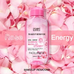 USHAS Makeup Remover Cleaning Water Moisturizing Gentle Soothing Sensitive Facial Makeup Remover Soft Makeup Remover