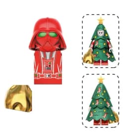 Christmas Blocks Toys Santa Claus Reindeer Action Figures Building Bricks Toy Gift