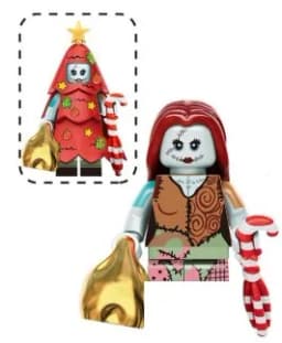 Christmas Blocks Toys Santa Claus Reindeer Action Figures Building Bricks Toy Gift