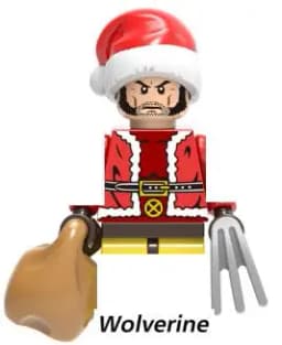 Christmas Blocks Toys Santa Claus Reindeer Action Figures Building Bricks Toy Gift