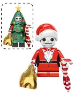 Christmas Blocks Toys Santa Claus Reindeer Action Figures Building Bricks Toy Gift