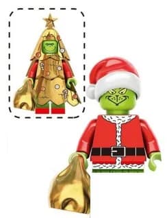 Christmas Blocks Toys Santa Claus Reindeer Action Figures Building Bricks Toy Gift
