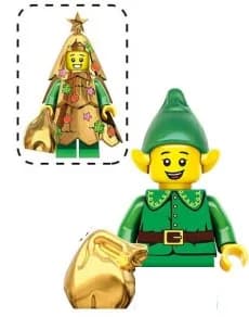Christmas Blocks Toys Santa Claus Reindeer Action Figures Building Bricks Toy Gift