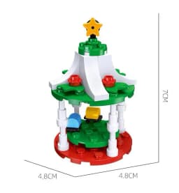 Christmas Blocks Toys Santa Claus Reindeer Action Figures Building Bricks Toy Gift