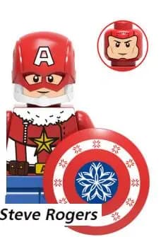 Christmas Blocks Toys Santa Claus Reindeer Action Figures Building Bricks Toy Gift