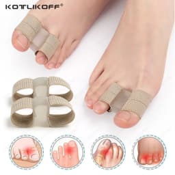 Silicone Toe Separator Hallux Valgus Bunion Corrector Orthotics Feet Bone Thumb Adjuster Correction Pedicure Feet Straightener