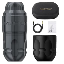 Ambition Lutin Stroke 4.0+3.5mm Straight Rod Rotaty Tattoo Machine Tattoo Pen Brushless Motor Match 2200mAh RCA Wireless Battery