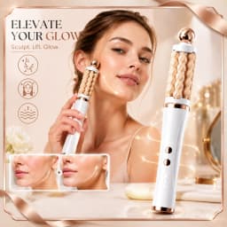 New 3D Wave Roller Rotation Massager Luxury Facial Lifting and Massage Stick Beauty Wand Facial Shaping Lifting Skin Tightening