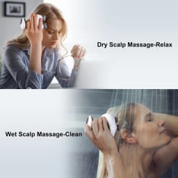 Head Massager for Deep Massage and Cleaning Electric Scalp Massager for Promoting Hair Growth Handheld Waterproof Massage Tool