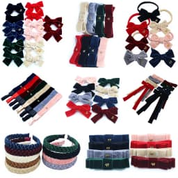 New winter velvett bow elegant headband fashion hairband hair accessories clip OEM