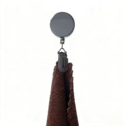 1pcs Automatic Retractable Towel Rack Self-Adhesive Wall-Mounted Hand Towel Holder Clips Bathroom Kitchen Organiser