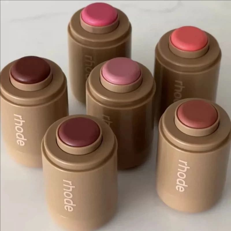 Brand Skin Balm Jelly Bean Lip Gloss Spicy Marg Juice Box Pocket Blush Stick Non-fading Waterproof Blusher Moisturizing Lipstick