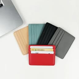 Credit Card Holder Wallet Men Women Thin Fashion Ultra-thin PU Id Card Holder Purse Mini Credit ID Card Bags Case Gift