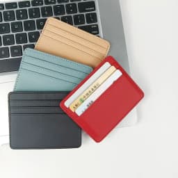 Credit Card Holder Wallet Men Women Thin Fashion Ultra-thin PU Id Card Holder Purse Mini Credit ID Card Bags Case Gift
