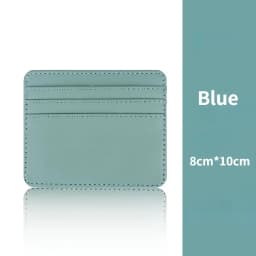 Credit Card Holder Wallet Men Women Thin Fashion Ultra-thin PU Id Card Holder Purse Mini Credit ID Card Bags Case Gift